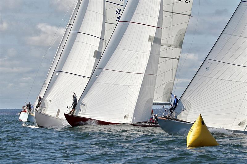 2018 International 12 Metre Association North American Championship photo copyright George Bekris www.georgebekris.com taken at Ida Lewis Yacht Club and featuring the 12m class