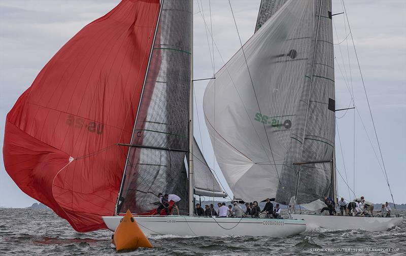 Courageous (US-26) and Intrepid (US-22) both successfully defended the America's Cup twice photo copyright Stephen R. Cloutier taken at Ida Lewis Yacht Club and featuring the 12m class