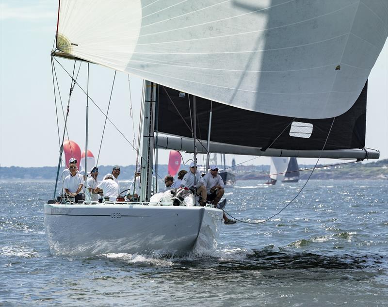 Courageous at the 2019 12 Metre World Championship photo copyright Onne van der Wal taken at  and featuring the 12m class