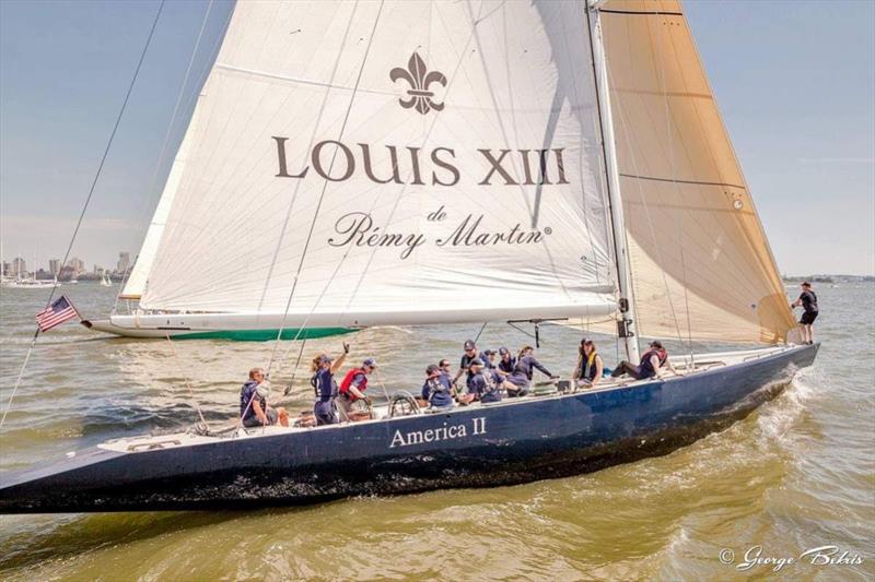 12 Meter Heritage Regatta photo copyright George Bekris taken at Manhattan Yacht Club and featuring the 12m class