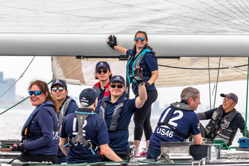 12 Meter Heritage Regatta photo copyright George Bekris taken at Manhattan Yacht Club and featuring the 12m class