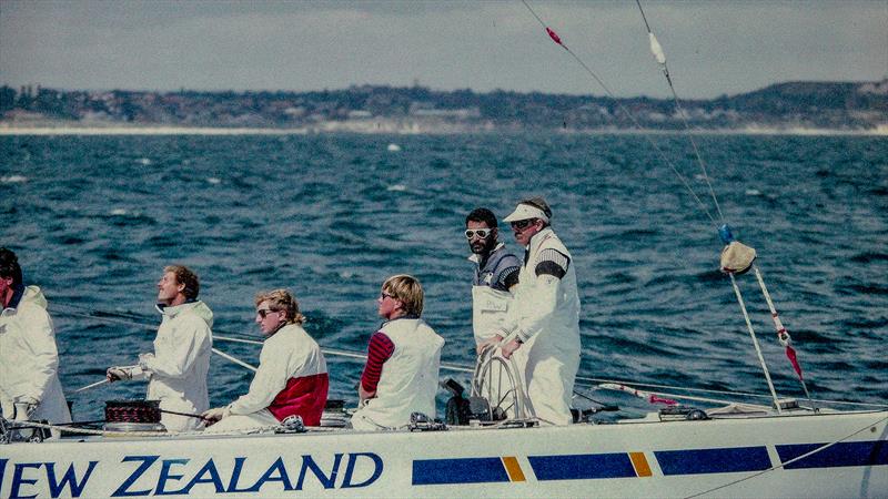 KZ-3 - NZ Challenge - Fremantle  - 1986 photo copyright NZ Challenge taken at Royal New Zealand Yacht Squadron and featuring the 12m class