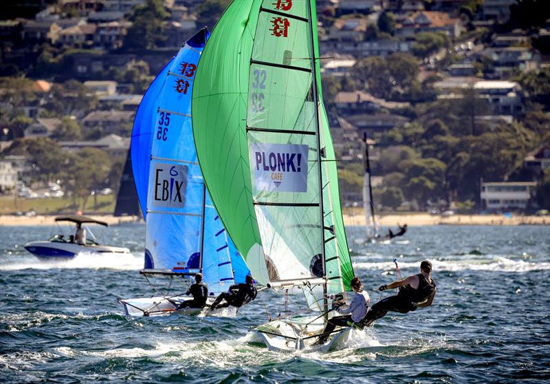 13' Skiff Plonk Café representing Middle Harbour Skiffs - photo © SailMedia