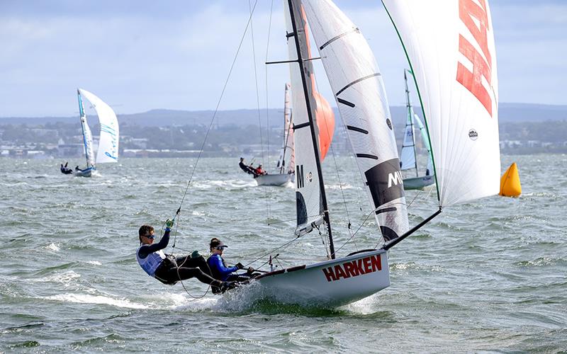 Harken 13 ft Skiff Team - 2023-24 13ft Skiff Australian Championships photo copyright SailMedia taken at St George Sailing Club and featuring the 13ft Skiff class