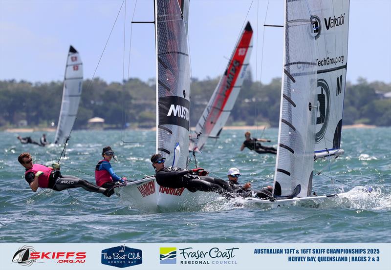 2025 Australian 13ft and 16ft Skiff Championships photo copyright Promocean Media taken at Maryborough Sailing Club and featuring the 13ft Skiff class
