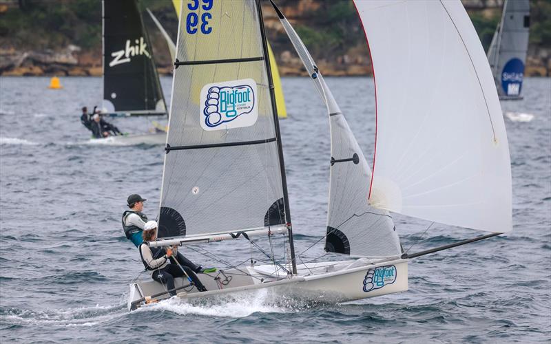 Bigfoot Bags & Covers (Byron Lowe & Lachie Favaloro) during Manly 16ft Skiff Sailing Club Short Course Pointscore Day 3 - photo © SailMedia / Michael Chittenden