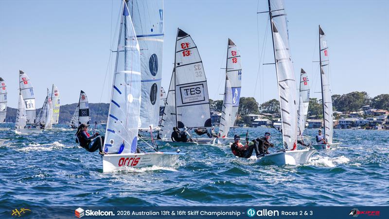 Skelcon Australian 16ft & 13ft Skiff Championship Day 2 - photo © Michael Chittenden