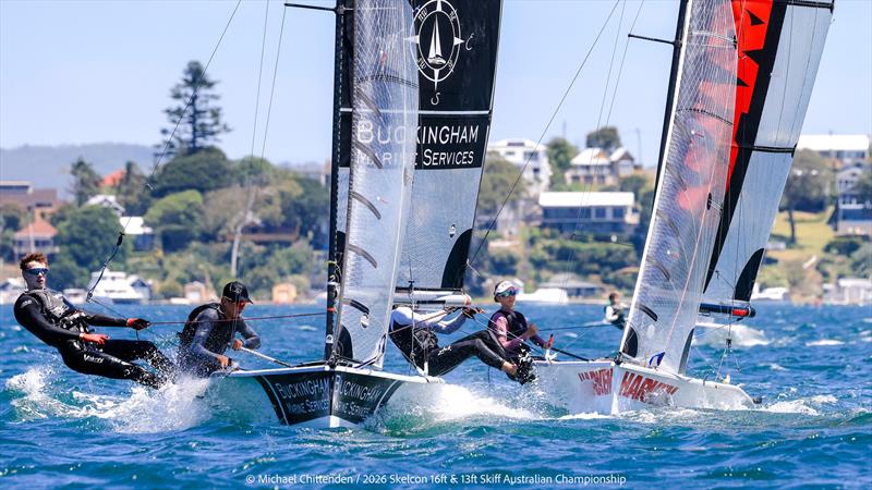 3rd place Buckingham Marine - 2026 Skelcon Australian 16ft & 13ft Skiff Championships photo copyright Michael Chittenden taken at  and featuring the 13ft Skiff class