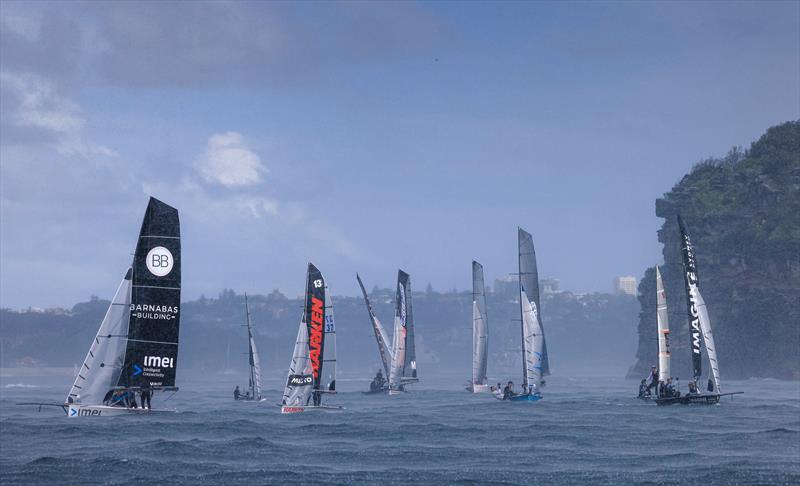 Rained out Skiff Race - 2026 Manly 16ft Skiff Sailing Club Championship photo copyright SailMedia | Michael Chittenden taken at  and featuring the 13ft Skiff class
