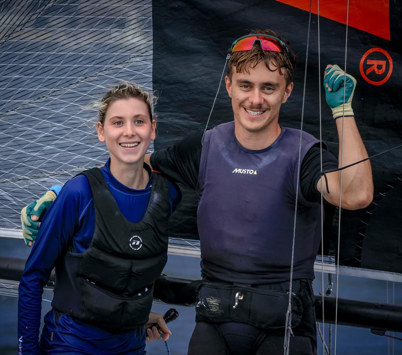 Heidi Bates - Orlando Sadlik - 13ft SKiff Winners - 2026 Manly 16ft Skiff Sailing Club Championship - photo © SailMedia | Michael Chittenden
