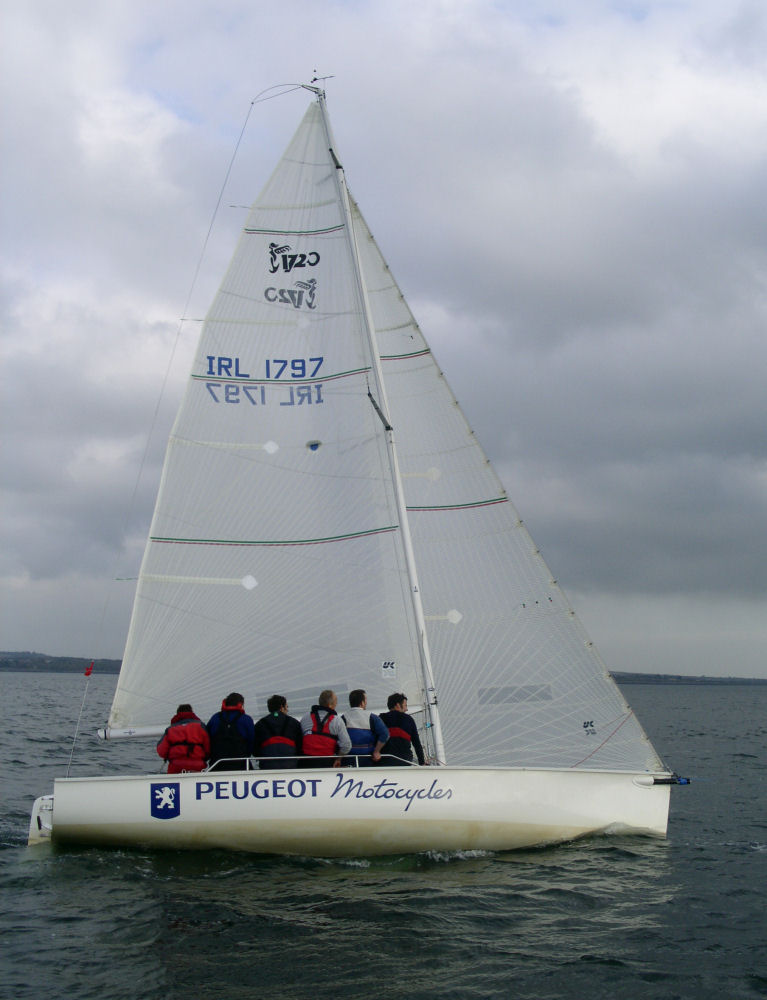 The 1720 'Peugeot Motorcycles' wins both races on day three of the Volvo October Series at Galway Bay photo copyright Aodhán Fitzgerald taken at Galway Bay Sailing Club and featuring the 1720 class