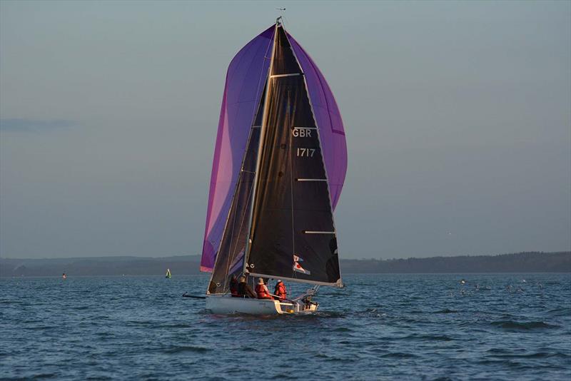 Midnight Cowboy on day 3 of the Hamble River Early Bird Series  photo copyright Trevor Pountain taken at Hamble River Sailing Club and featuring the 1720 class