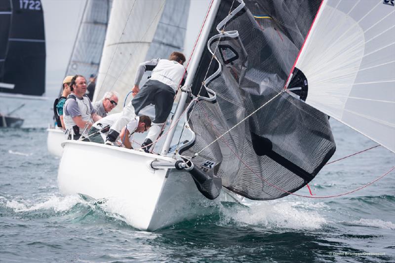 Anthony O'Leary's Antix on day 1 of the O'Leary Life Sovereigns Cup at Kinsale photo copyright David Branigan / Oceansport taken at Kinsale Yacht Club and featuring the 1720 class