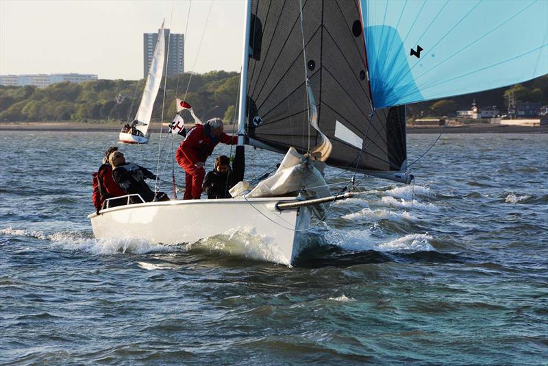 Midnight Cowboy during the HRSC Wednesday Evening Bottle Pursuit photo copyright Trevor Pountain taken at Hamble River Sailing Club and featuring the 1720 class