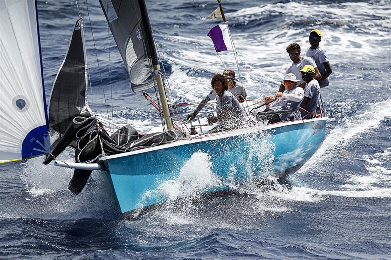 Youth team on NSA Spirit during the 2018 Antigua Sailing Week photo copyright Antigua Sailing Week taken at Antigua Yacht Club and featuring the 1720 class