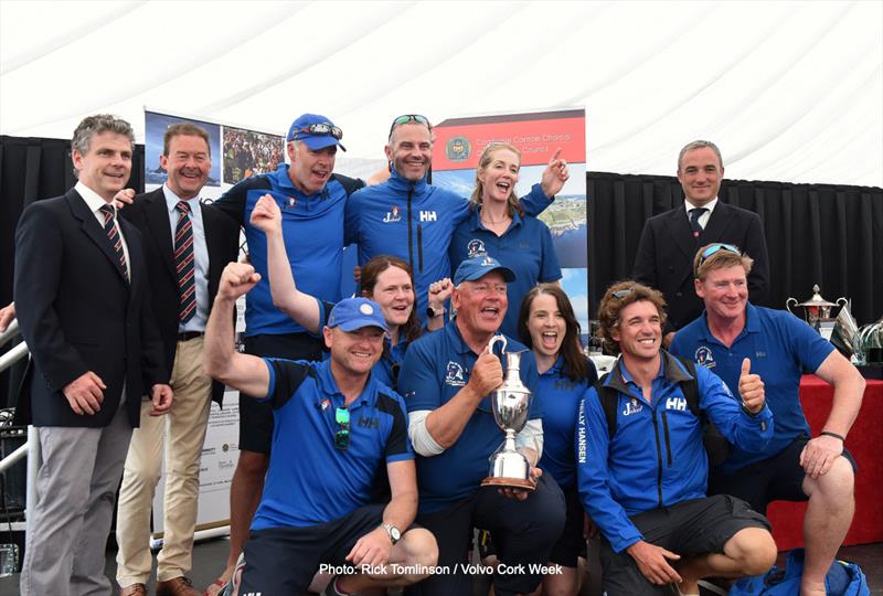 Jocker at the Volvo Cork Week 2022 prize giving photo copyright Rick Tomlinson / Volvo Cork Week taken at Royal Cork Yacht Club and featuring the 1720 class