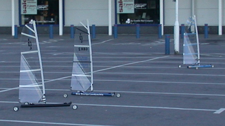 Tuesday night racing for the 1DL Radio Controlled Landyachts at West Quay, Southampton photo copyright Mark Jardine taken at  and featuring the 1DL class