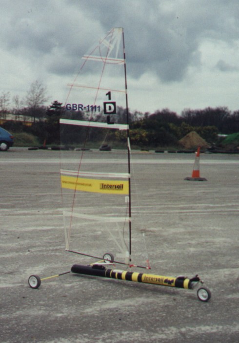 The Intersail landyacht at the Brooklands '99 Spring Cup photo copyright 1DL taken at  and featuring the 1DL class