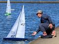 IOM Nationals at Poole: The winner Brad Gibson launching his new Post Punk design © Malcolm Appleton
