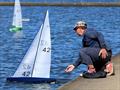 IOM Nationals at Poole: The winner Brad Gibson launching his new Post Punk design © Malcolm Appleton