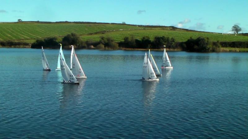 Close upwind work during the 2013 IOM Ulster Championships photo copyright Bill Scott taken at  and featuring the One Metre class