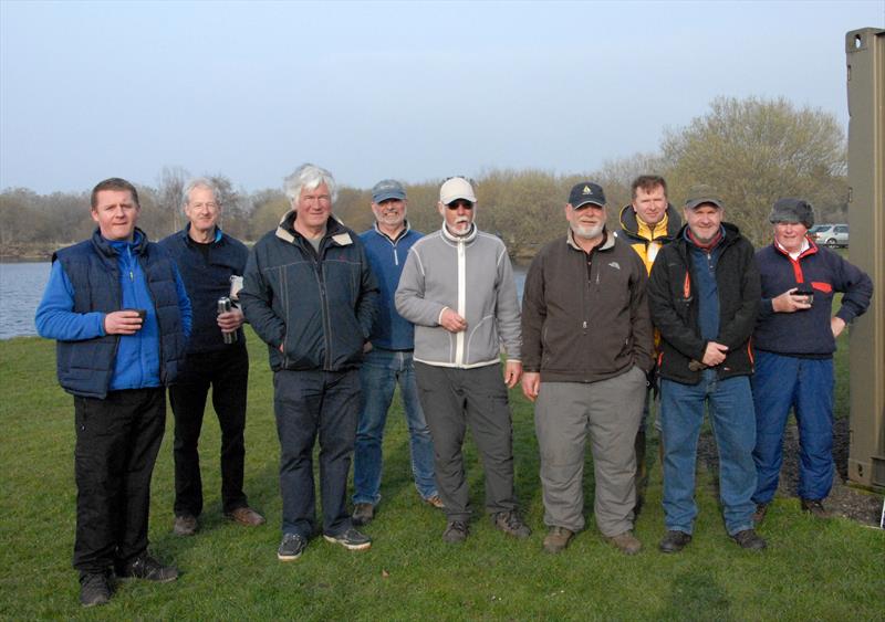 Scottish District IOM Travellers at Levenhall photo copyright Terry Connell taken at Levenhall Radio Yacht Club and featuring the One Metre class