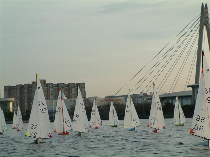 Northern District Winter Series IOM Fleetwood 'Xmas Jumper' at West Lancs photo copyright Tony Wilson taken at West Lancashire Yacht Club and featuring the One Metre class