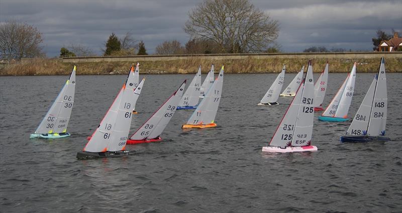 IOM MYA Northern District Winter Series at Rotherham photo copyright Roy Randell taken at Rotherham Model Yacht Club and featuring the One Metre class