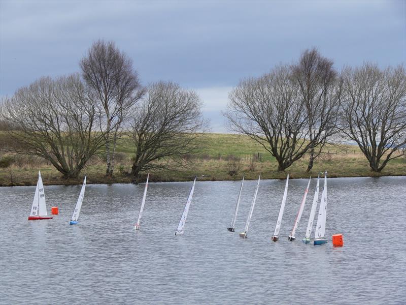 Which end will pay during the Scottish District IOM Travellers at Levenhall photo copyright Ian Dunda taken at Levenhall Radio Yacht Club and featuring the One Metre class