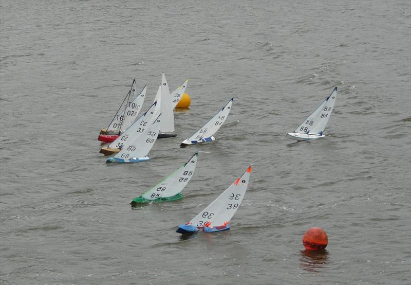 Scottish District IOM Travellers 1 at Forfar Loch photo copyright Ian Dundas taken at  and featuring the One Metre class