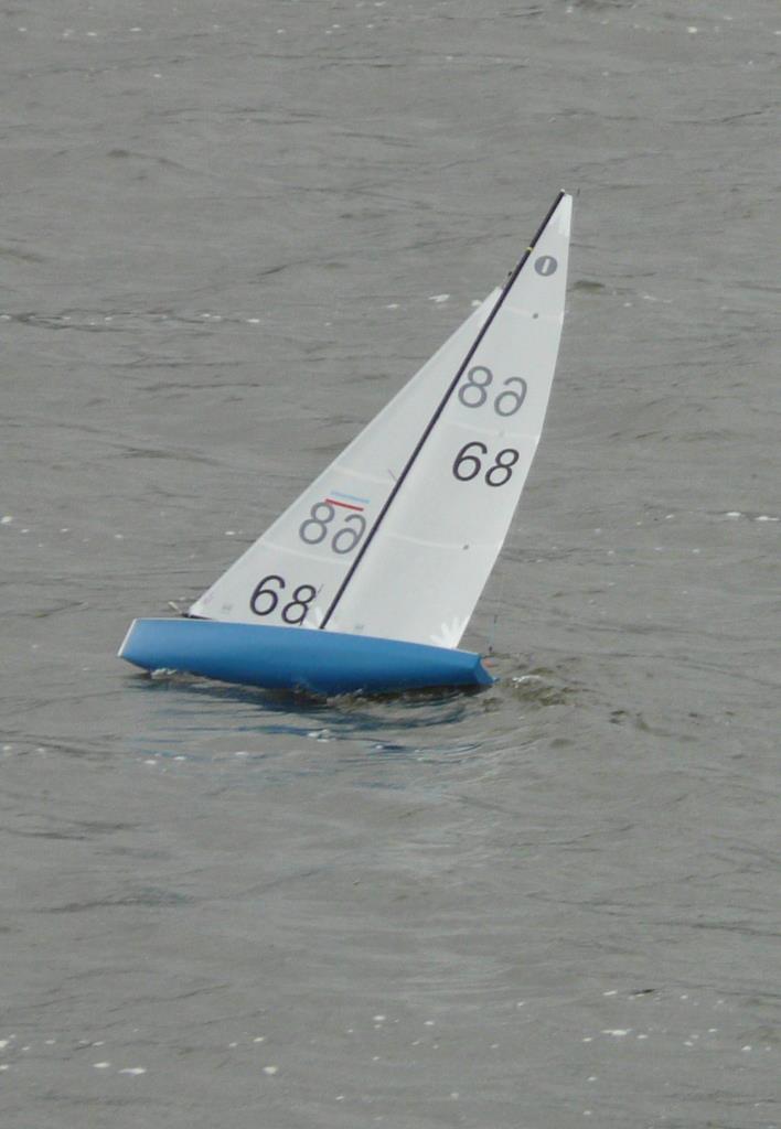 Scottish District IOM Travellers 1 at Forfar Loch photo copyright Ian Dundas taken at  and featuring the One Metre class