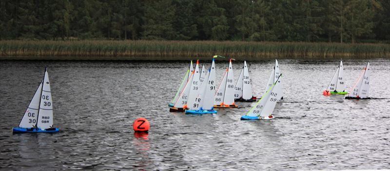 Scottish District IOM Travellers Round 3 at Tayside Radio Sailing Club photo copyright Brian Summers taken at Tayside Radio Sailing Club and featuring the One Metre class