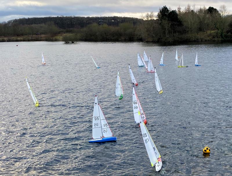 MYA Northern District IOM Winter Series Round 3 at Ripon photo copyright Ian Smith taken at Ripon Sailing Club and featuring the One Metre class