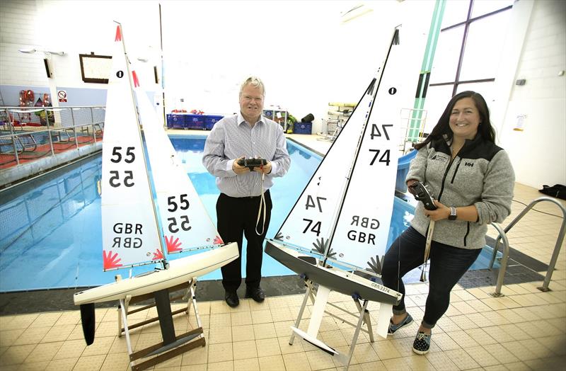 Simon Collyer & Hannah Stodel photo copyright Steve Brading taken at  and featuring the One Metre class