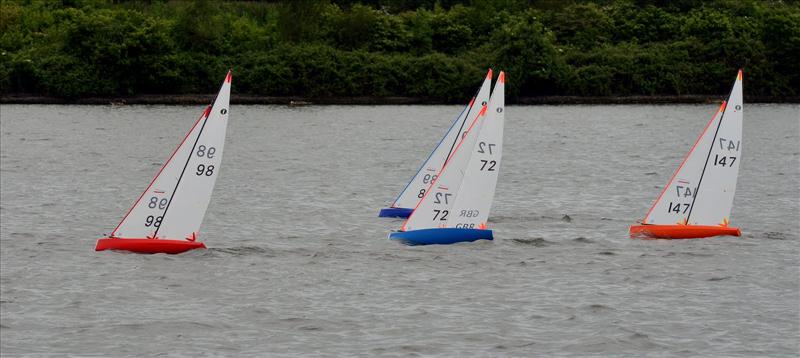 76 skippers for the One Metre nationals at Milton Keynes photo copyright Graham Allen taken at Two Islands Radio Yacht Club and featuring the One Metre class