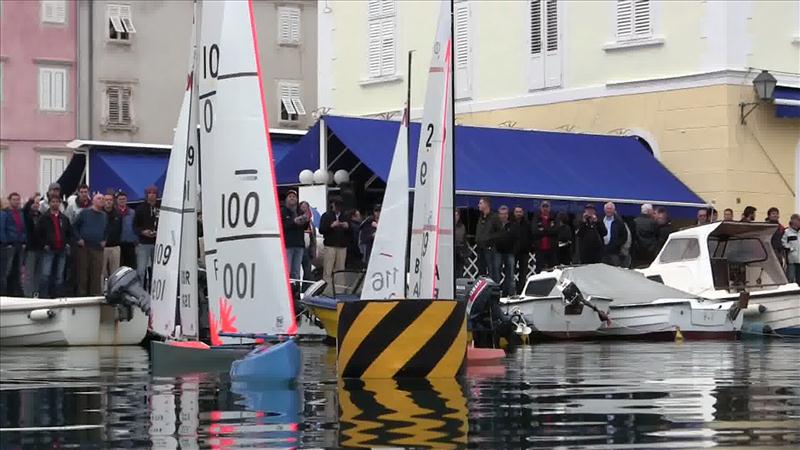 IOM Europeans at Cres, Croatia exhibition race photo copyright Icarus Sailing Media taken at Sailing Club of Rijeka and featuring the One Metre class