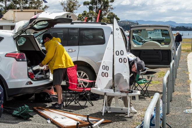 2018 IOM ® National Championships - Day 2 photo copyright Rob Gavin taken at Montrose Bay Yacht Club and featuring the One Metre class