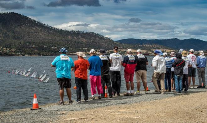 2018 IOM ® National Championships - Day 3 photo copyright Rob Gavin taken at Montrose Bay Yacht Club and featuring the One Metre class