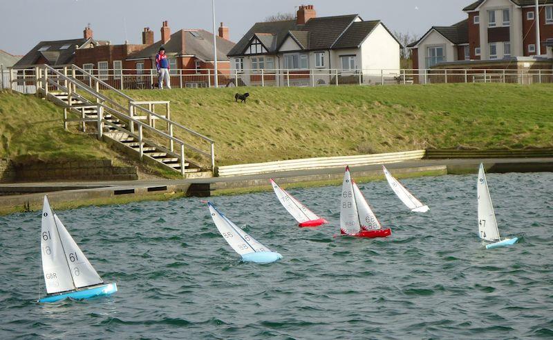 IOM racing at Fleetwood - March 2020 photo copyright Tony Wilson taken at Fleetwood Model Yacht Club and featuring the One Metre class