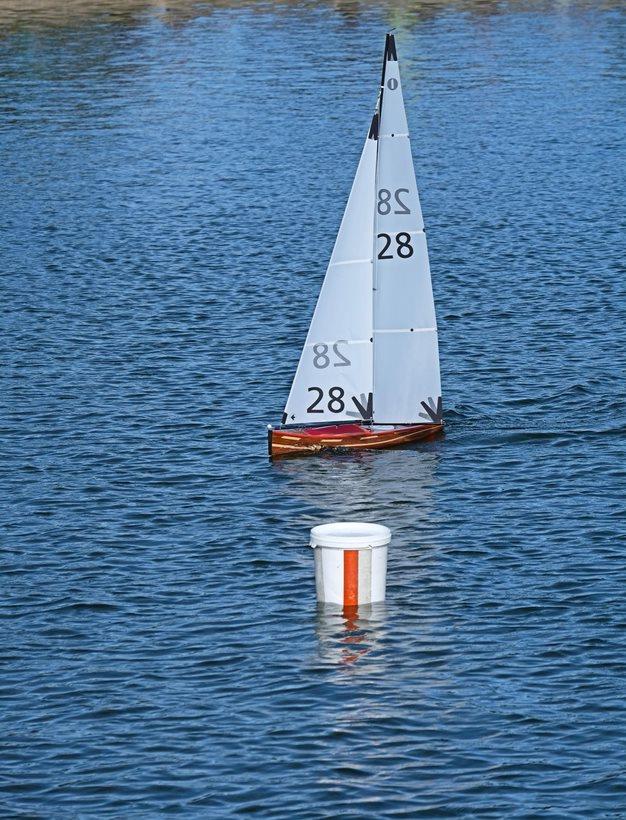 New Sushi design during the HP Trophy radio sailing at Emsworth photo copyright Jonathan Clark taken at  and featuring the One Metre class