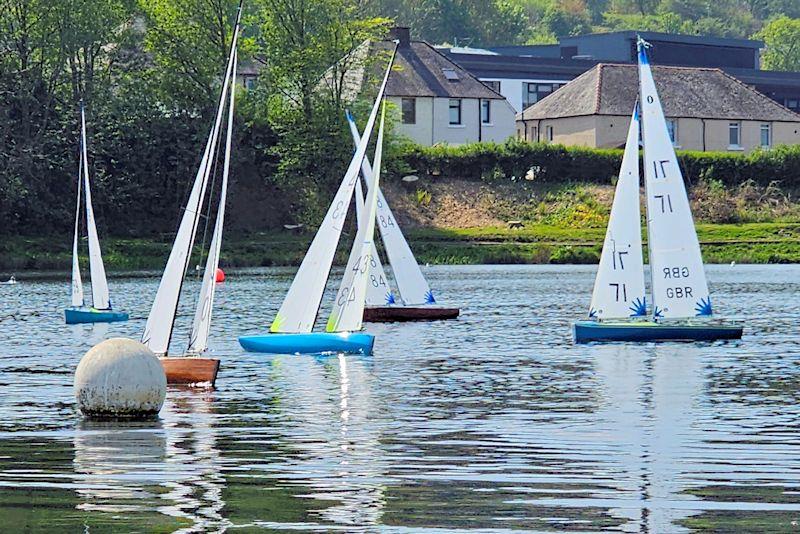 MYA Scottish District IOM Travellers at Greenock photo copyright Simon Thomson taken at Greenock Model Yacht and Power Boat Club and featuring the One Metre class