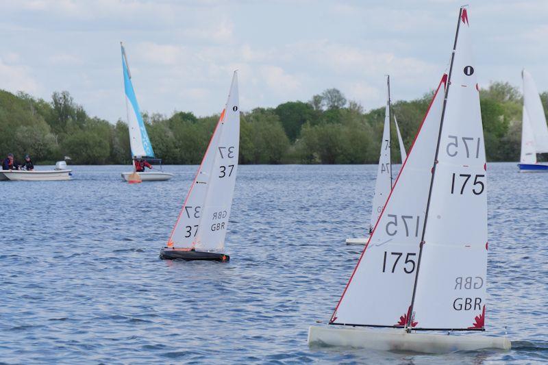 IOM open meeting at Huntingdon RYC - first racing at Hunts SC venue photo copyright Stephen Brown taken at Huntingdon Radio Yacht Club and featuring the One Metre class