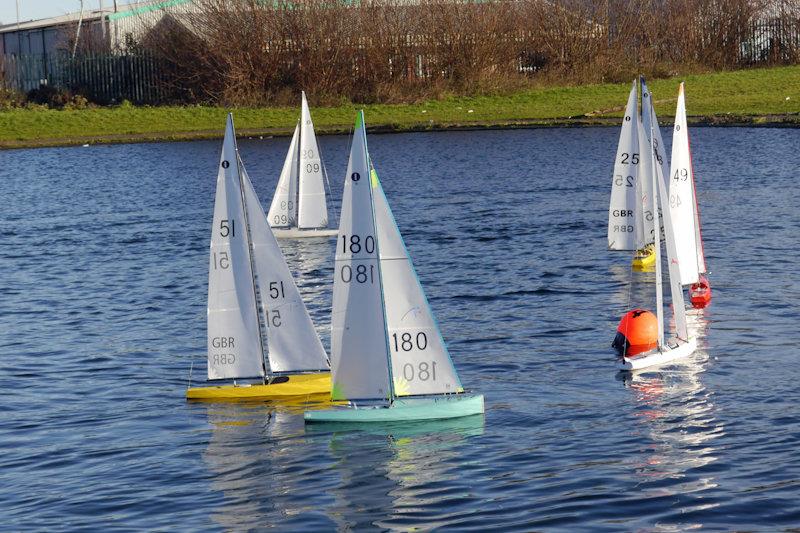 IOM Strebor Trophy at Birkenhead photo copyright John Beech taken at Birkenhead Radio Sailing & Power Club and featuring the One Metre class