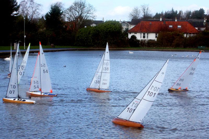 MYA Scottish District Wooden Hull IOM Championship at Paisley - photo © Bill Odger