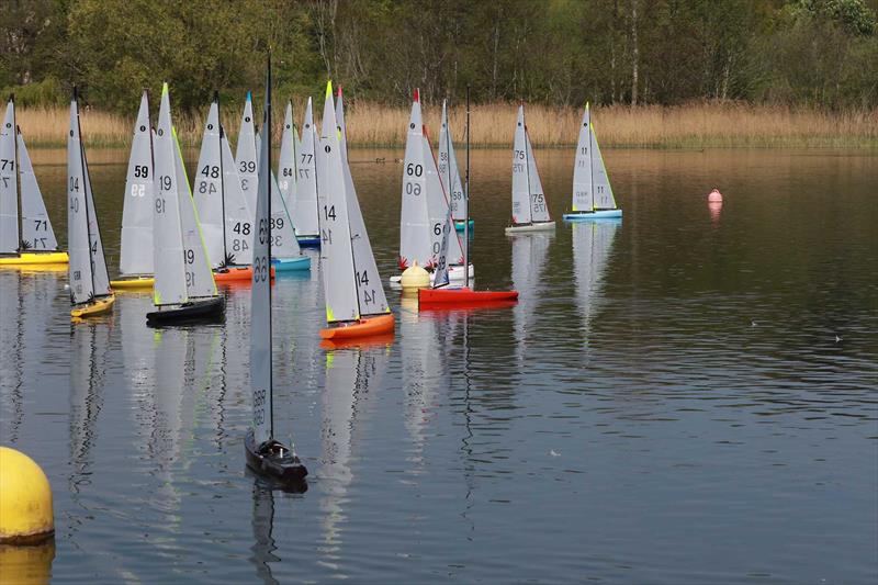 International One Metre (IOM) Eastern District Team Event at Norwich Model Yacht Club - photo © Andy Wa