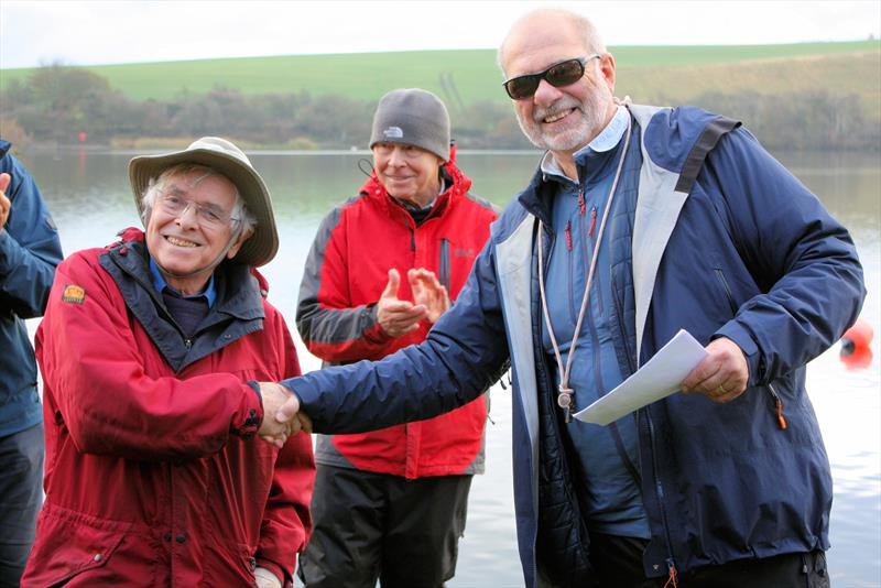 Stewart Campbell wins the MYA Scottish District IOM Travellers 3 at Kinghorn Loch - photo © Bill Odger
