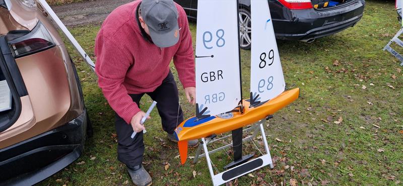 Lincoln I.O.M Winter Series Round 5 photo copyright Mick Chamberlain taken at Lincoln Radio Sailing Club and featuring the One Metre class
