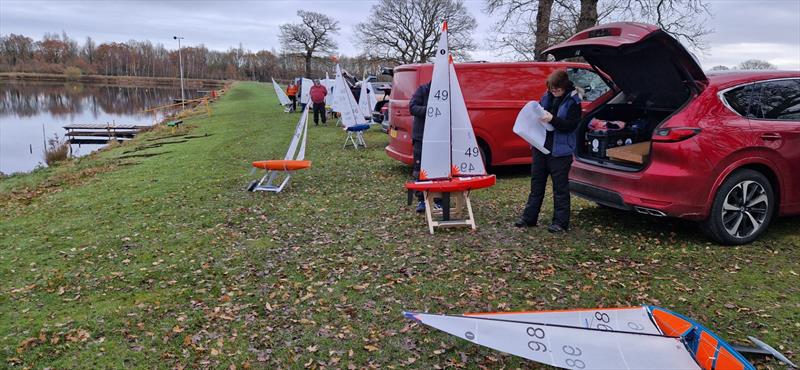 Lincoln I.O.M Winter Series Round 5 photo copyright Mick Chamberlain taken at Lincoln Radio Sailing Club and featuring the One Metre class