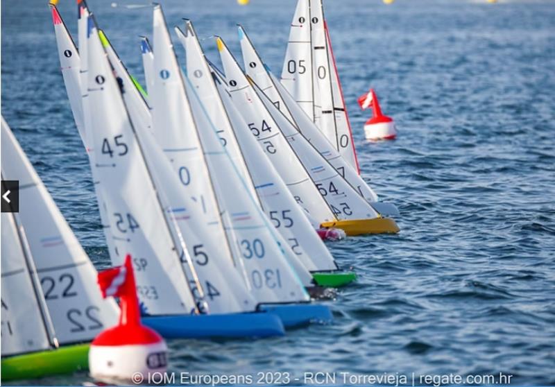 A Crowded start at the IOM Europeans in Torrevieja - photo © RCN Torrevieja