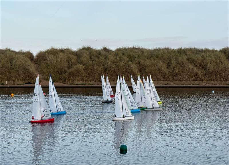 DF95 & IOM Twixmas Event at Fleetwood MY&PBC photo copyright Mark Rose taken at Fleetwood Model Yacht Club and featuring the One Metre class